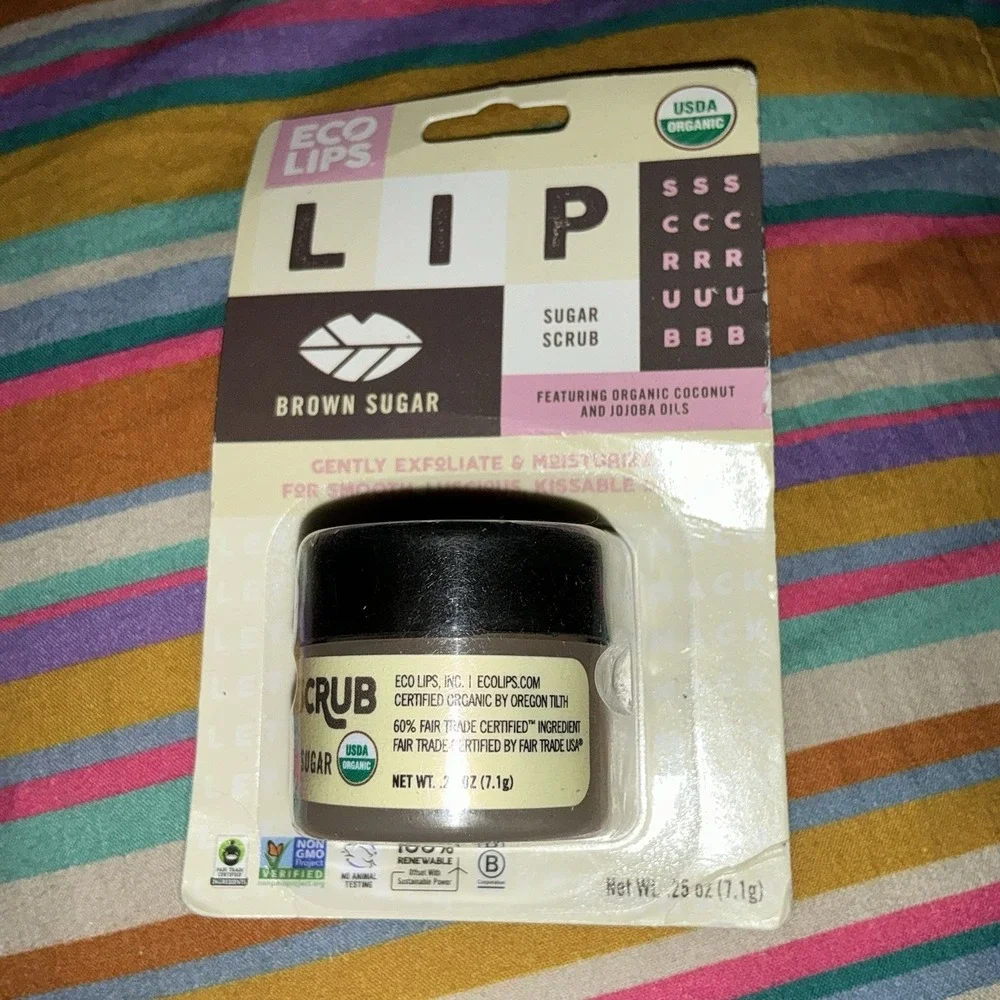 Eco Lips, Brown Sugar Lip Scrub, 0.5 Oz